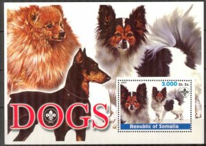 Somalia 2002 Dogs Scouting Scouts (II) S/S MNH Private