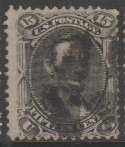 U.S. Scott #77 Lincoln Stamp - Used Single - Cat. Value $175.00 - IND