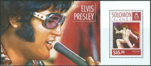 SOLOMON ISLANDS 2014 ELVIS PRESLEY SOUVENIR SHEET MINT NH