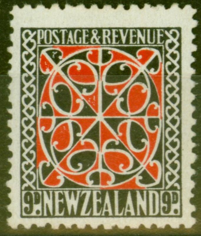 New Zealand 1941 9d Scarlet & Black SG630 Very Fine MNH