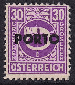 Austria - 1946 - Scott #J198 - MNH - Post Horn - overprint