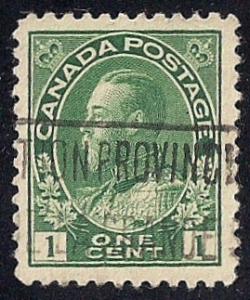 Canada #104 1 cent SUPERB CANCEL Stamp used EGRADED VF 78