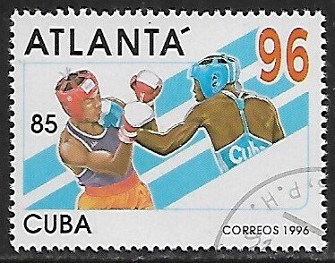 Cuba # 3725 - Boxing - unused CTO.....{Z19}