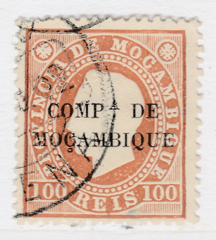 Portugal Mozambique Company 1892 100r Perf 12 3/4 Used Optd Type II A23P51F14229