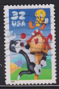 United States 3204a Sylvester & Tweety Bird 1998