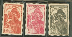 French Guinea #166-167 Mint (NH) Multiple