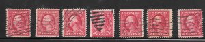 #406 Used 7 stamps 10 Cent Lot (my5) Collection / Lot