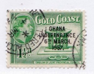Ghana stamp #7, used