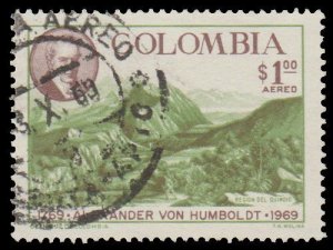 COLOMBIA STAMP SCOTT # C513. USED. # 1