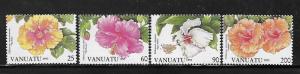 Vanuatu 1995 Hisbiscus flowers MNH A514