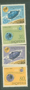 Albania #941-4 Mint (NH) Single (Complete Set) (Space)