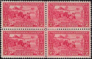 618 Mint,OG,HR... Block of 4... SCV $14.00