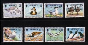 Jersey Sc 825-32 1998 bird stamp set mint  NH