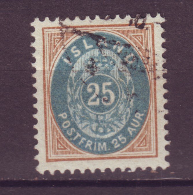 J25588 JLstamps 1896-1901 iceland used #29 numeral