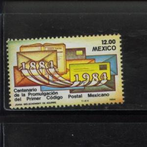 1984 Mexico Postal Code 1344 MNH