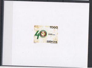 Togo 2015 Scarce proof LUXURY PROOF common issue ECOWAS ECOWAS 40 years-