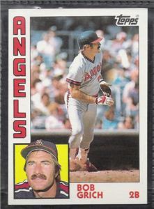 1984 TOPPS #315 Bob Grich - NRMT-MT