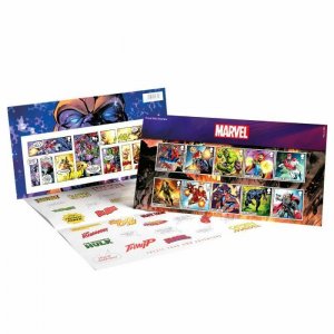 Royal Mail 2019 - Marvel Presentation Pack - Mini sheet, strips, and stickers!