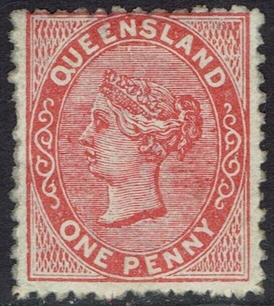 QUEENSLAND 1879 QV 1D DIE II