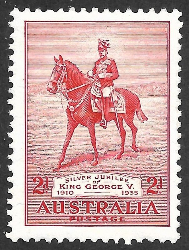 Doyle's_Stamps: MLH 1935 XF+ Australian KGV Set Scott  #152* to #154*