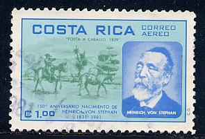 Costa Rica Scott # C830, used