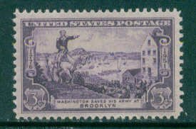 1003 3c Battle of Brooklyn Fine MNH