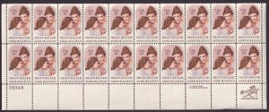 Scott #1824 Helen Keller & Anne Sullivan Plate Block of 20 Stamps - MNH