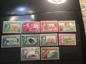 Pitcairn Islands Scott # 1-8 Mint LH Classic First Set  George Vl Catalog $75.90