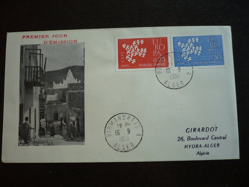 Europa 1961 - France - Algeria - Set - First Day Cover