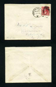 Cover from Brooklyn, NY to Oscawana, NY with sister letter inside - 11-22-1894