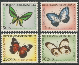 1960 Netherlands Nieuw Guinea 63-66 Butterflies 5,50 €