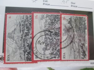 South Africa #519-20 used set 2023 SCV = $0.95