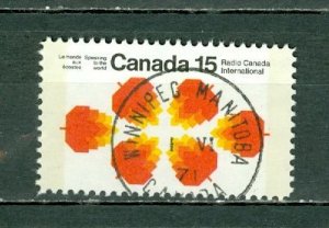 CANADA 1971 WINNIPEG TAG #541p MARGIN STAMP  DAY of ISSUE CANCELLATION