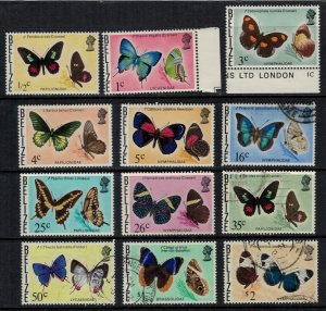 Belize #345-50,3-8*/u  CV $51.50  Butterflies