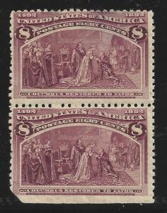*236 PAIR (1 NH) SCOTT $212.50