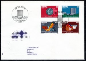 Switzerland Scott # 11O1 - 11O4 on FDC, unaddressed