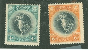 Barbados #146-147 Unused Single