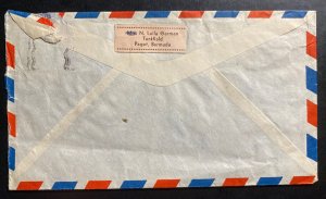 1950 Hamilton Bermuda Airmail Cover To Hempstead LI USA