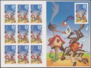 3392 Road Runner & Wile E. Coyote No Die Cut MNH