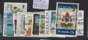 Bermuda 10 QEII commemoratives VFU (2gue)