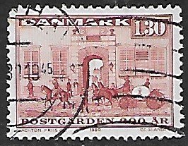 Danmark # 662 - Royal Mail - used   -{Dk8}