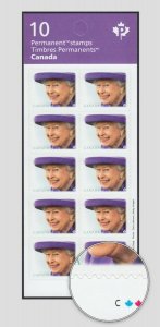 CANADA 2020 #3137ai MNH = Queen Elizabeth II = REPRINT of #3137 w/o UNDERPRINT