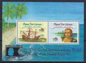 Papua New Guinea 785a 1992 Discovery of America Anniv