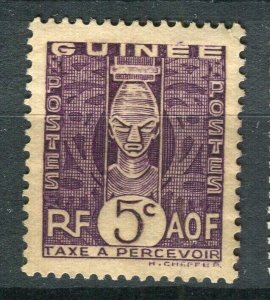 FRENCH COLONIES; GUINEE 1930s early Postage Due issue Mint hinged 5c. value