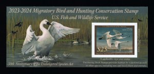 EXCEPTIONAL GENUINE SCOTT #RW90A VF-XF MINT PRISTINE OG NH FEDERAL DUCK STAMP