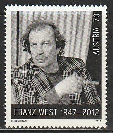 2013 Austria - Sc 2445 - MNH VF - 1 single - Franz West, Artist