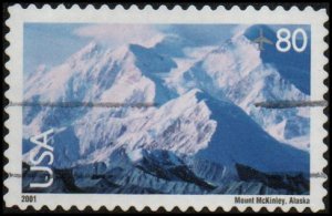 United States C137 - Used - 80c Mt. McKinley (Denali), AK (2001) (cv $0.85) +