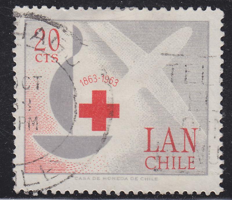 Chile C249 Centenary of the International Red Cross 1963