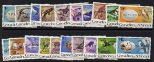 St Vincent Grenadines 133-52 Specimen o/p MNH Birds