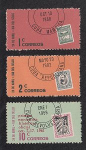 Cuba Scott #670-672 MNH